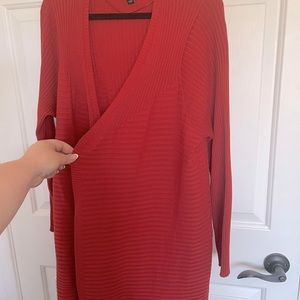 Lane Bryant Burnt Orange Cardigan